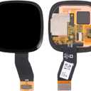 for Fitbit Versa 4 Screen Replacement for Fitbit Versa 4 FB523 LCD Display Repair for Fitbit Versa 4/ Sense 2 LCD Touch Screen Digitizer Assembly Replacement Kits Black