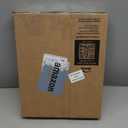 Mayfair Bennett Toilet Seat with Chrome Hinges, Slow Close Wood Seat, Secure Metal Hinges, Easy Install, Made in USA, Round, White