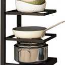 Riadyet 3-Tier Cookware Rack – 16.5 Inches High, Ideal for Cast Iron Skillets, Baking Pans, and Shallow Cookware – Space-Saving Storage Solution for the Kitchen – Simple Assembly Required