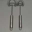 2pcsSet Egg Beater Stainless Steel Spring Egg Whisk, Kitchen Milk Egg Beater Whisking,Beating,Magic Hand Held Sauce Stirrer Frother