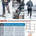 RIGWARL Waterproof Gloves for Cold Weather with 3M Thinsulate, Extreme Cold Winter Snow Glove 7 Layer Thermal Men Women/Youth (117 Colder Plus-(85% Warm&waterproof)-black)