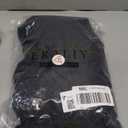 Women's 2 Piece Outfits Suit Set Short Sleeve Peplum Top Flared Pants Sets Business Pantsuits, 3XL, Black