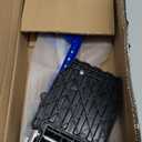 Wheelchair Footrest, Wheelchair Replacement Part with Heel Ring for Standard Wheelchairs(Blue)