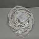 Fudios Lighted Birch Garland Battery Operated with 8 Functions 48 LED Warm White and Multi Color Lights 6FT,Pre Lit White Vine Garland for Fireplace Mantle Christmas Holiday Decor Indoor Outdoor use