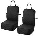 Pack Dog Car Seat Cover, Waterproof 600D Oxford Pet Car Front Seat Protector with Side Flaps, Nonslip ScratchProof Captain Chair Seats Cover for Cars Trucks SUVs, Standard Size