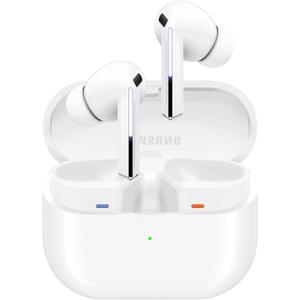 SAMSUNG Galaxy Buds 3 Pro AI True Wireless Bluetooth Earbuds, Noise Cancelling, Sound Optimization, Real-Time Interpreter, Redesigned Comfort Fit, White  