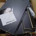 Sweetcrispy 7 Drawer Chest Mobile Storage Cabinets Wooden Dresser with Wheels Room Organization Furniture for Office Home, Black Wood (15.8"D x 18.7"W x 34.3"H (7 Drawers))