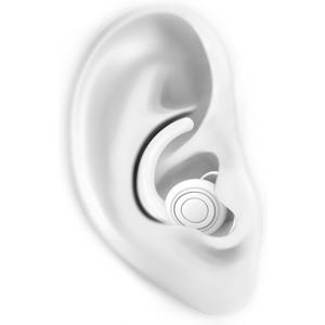 SUPCEAT Ear Plugs for Sleeping - Noise Reduction Soft Silicone Earplugs, 2 Pairs Reusable Hearing Protection Earplugs for Noise Sensitivity, Sleep,Snore,Travel,Sound Reduction Noise Cancelling - White
