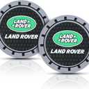 2Pcs Slicone Car Cup Holder Coaster,for Land Rover Range Rover Discovery Models,Universal Non-Slip Cup Holders,Silicone Anti-Slip Cup Holder Coaster Car Interior Accessories-LH