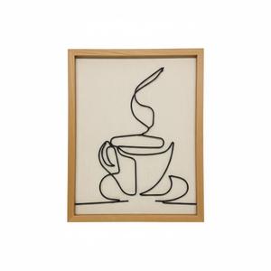 DI CA 11X14 Coffee Wire &Linen Art