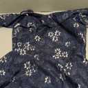 IWEMEK Women Spaghetti Strap Floral Lace Bridesmaid Cocktail Party Dress Cold Shoulder Ruffle Sleeve Wedding Guest Prom Dress Size M