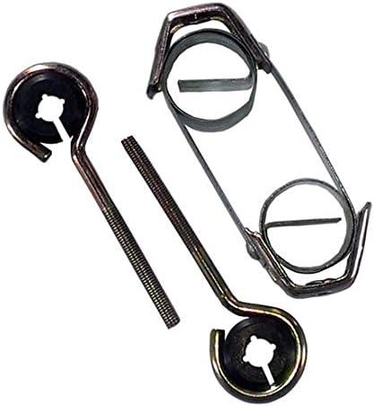 Antenna Mast Cable Standoff Coax TV 2 Pack Outdoor Off-Air Tube Strap-On Video Signal Run Attachment Support, Silver,