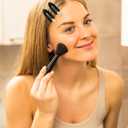 8Pcs No Bend Hair Clips - Creaseless Hair Clips Styling Duck Bill Clip No Dent Alligator HairBarrettes, Small Gifts for Women Girl Salon Hairstyle Hairdressing Bangs Waves Makeup, Black