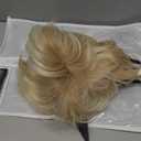 Breathable Lightweight Blonde Wigs Human Hair Short Pixie Straight Cut Heat Resistant Cap for Everyday Natural Styling (White Gold,4inch)