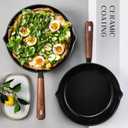 CAROTE 21pcs Ceramic Cookware Set, Pots and Pans Set, 21 Piece
