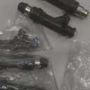 Fuel Injector Fit for Isuzu Ascender GMC Canyon Envoy Chevy Colorado Trailblazer Buick Rainier H3 Saab 2004-2007 Replace 12589465 Black 5PCS