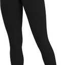 Sunzel Sunzfly Capri Leggings for Women, High Waisted Yoga Pants with Tummy Control for Workout Running Gym (Black, M)