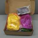 PLULON 6 Pieces Colorful Long Curly Wigs, Long Colorful Hair Wig Wavy Hair Wigs Curly Cosplay Costume Wig for Women Party Dcor