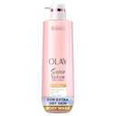 Olay Super Serum Body Wash for Extra Dry Skin, 24hr Long Lasting Hydration, 5+ Ingredient Complex for Bright Even Firm Luminous Skin, 18.5 Fl Oz