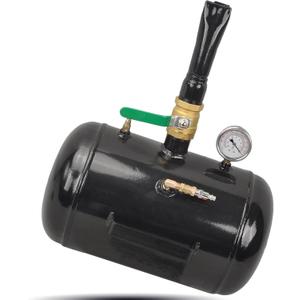 5 Gallon Air Tire Bead Seater, Heavy Duty Steel Bead Blaster, 87116 PSI Recommended Operating Pressure, with Gauge for Car, Truck, ATV, Tractor & RV Tires (Black)