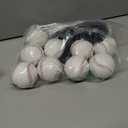 Tebery 12 Pack Standard Size T-Ball Training Baseballs, Reduced Impact Kids Safety Baseball, Unmarked & Soft Practice Baseballs for League Play, Pitching, Hitting, Batting, Fielding, Autograph