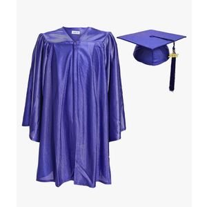 Newrara Unisex Shiny Kindergarten Graduation Gown Cap with Tassel Size:27