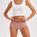 INNERSY Women's Seamless No Show Hipster Panties Invisible Light Underwear 3-Pack (Black, M)