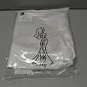 Bluetime Silk Blouses for Women Dressy Work Satin Dress Shirts Pleated Long Sleeve Business Casual Tops Fall Outfits (White, XXL)