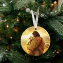 Christian Christmas Ornaments - Religious Christmas Ornaments for Women - Christian Gifts for Women - Catholic Bible Verse Jesus Inspirational Faith Baptism Jesus Lamb Ceramic Ornament