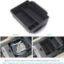 CDEFG Center Console Organizer Tray for 2019-2023 2024 Acura RDX Armrest Tray Storage Box Secondary Insert Coin Container 2024 Acura RDX Interior Accessories