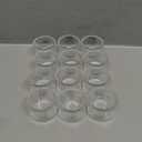 Tealight Candle Holder Set of 12, Glass Tea Light Candle Holders - Elegant Votive Candle Holders for Home Decor