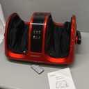 Foot Massager with Heat, FSA Eligible HSA 3-Heating Shiatsu Foot Massager for Circulation and Pain Relief, Deep Kneading Rolling for Calf-Feet-Arm Relaxation, Plantar Fasciitis, Neuropathy (Red)