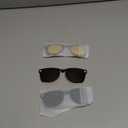 HiBloks 3Pcs Polarized Clip-on Compatible with Ray-Ban Meta Wayfarer & Gen 2 (RW4008/RW4012 Large), Discoloration Clip for Rayban Meta Gen 2 Accessories (Night Vision Yellow, Black, Brown)