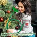 Christmas Tree Watering System, Large 5.5" Dia Christmas Tree Watering Funnel with 5feet Long Hose Xmas Tree Watering Device Easy Assembly Plant Watering Tool for Indoor Outdoor Xmas Tree(Green) (1 Set/Green)