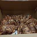 Soulchen Christmas Tree Cat Tunnel Bed 3FT x 3FT x 9.8IN Indoor Cat Donut Tunnels Peekaboo Cave Toy 3 Way Winter Holiday Decor for Kitty Rabbit Ferret Puppy(Woven Brown)