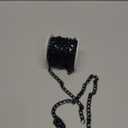 Beadthoven 1 Roll 16.4 Feet Aluminium Curb Chains 12x7x2mm Black Twisted Links Cable Necklace Chain Unwelded with Spool for Jewelry Making