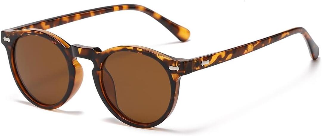 Gleyemor Kids Polarized Cute Round Sunglasses for Kids Girls Boys Age 3-8