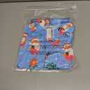 Men's Hawaiian Shirt Funky Blue Beach Printed Tropical Beach Shirt Casual Button Down Short Sleeve Floral Shirts Tops (S)