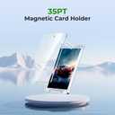 Skyhill 102ct Magnetic Card Holders, 35pt Acrylic One Touch Card Holder with Extra 102 Protective Sleeves, U-V Protection& Waterproof Hard Plastic Card Protectors for Trading Cards, Sports, Game Cards