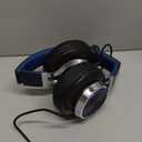 AC01 Over-Ear Headphones Wired, Passive Noise Isolating Corded Stereo Headsets with Mic Volume Control for Adults Teens 3.5mm for Chromebooks, Laptop, Computer, Tablets, Travel (Black Blue)