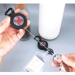 Retractable Spider Keychain