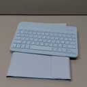 Keyboard Case for iPad 11th 10th Generation - iPad 10th Generation Case with Detachable Wireless Keyboard - Smart Folio Cover with Pencil Holder for 11-inch A16 2025 10.9-inch 2022, Blue