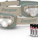 Energizer LED Headlamp PRO (2-Pack), IPX4 Water Resistant Headlamps, High-Performance Head Light for Outdoors, Camping, Running, Storm, Survival LED Light for Emergencies (Batteries Included)