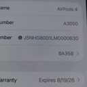 Apple AirPods 4 Wireless Earbuds, Bluetooth Headphones, Personalized Spatial Audio, Sweat and Water Resistant, USB-C Charging Case, H2 Chip, Up to 30 Hours of Battery Life, Effortless Setup for iPhone