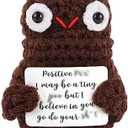 TOYMIS Mini Positive Poo Pocket Hug, 3.3inch Interesting Knitted Wool Poo Doll Creative Cute Inspirational Poo Doll for Birthday Gifts Party Decoration Encouragement, Pack 3