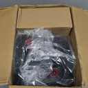 PONDFORSE Canister Filter, External Aquarium Filter Ultra-Quiet Water Circulation Cleaning Machine with Media for Fish Tanks and Aquariums (Large, Black)