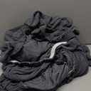 LA MEACK Couch Cushion Covers for Sectional Sofa L Shape Washable Separate Seat Chaise Couch Cover Stretch Sofa Slipcovers with 2 Pcs Pillowcases(3 Seater + 1 Chaise, Dark Grey)