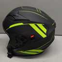 YEMA Open Face Motorcycle Helmet, DOT Approved 3/4 Moped Helmets with Dual Visor Quick Release Buckle for Adults - Scooter/Street Bike (TK-Yellow, Medium)
