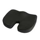 Memory Foam Seat Cushion – Doctor Recommended Office Chair Cushion, Car Seat Cushion – Chair Cushions for Back & Sciatica Pain Relief – Seat Cushions for Office & Desk (Black)