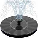 Mademax 1W Solar Bird Bath Fountain Pump, Solar Fountain, Free Standing Floating Solar Powered Water Fountain Pump for Bird Bath, Garden, Pond, Pool, Outdoor